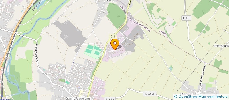 localisation de l'entreprise AIR 2 FEU  SAINT-GEORGES-LES-BAILLARGEAUX