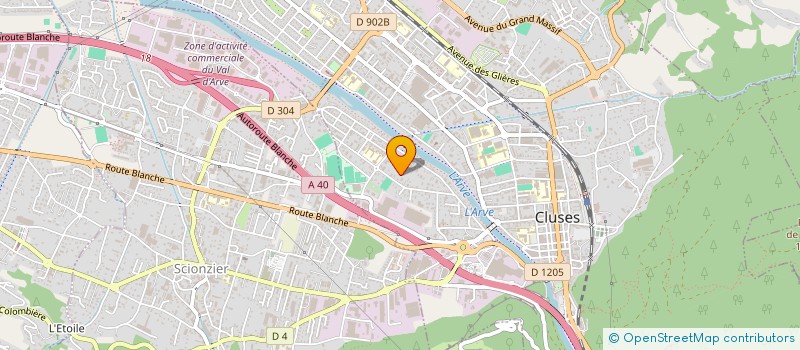 localisation de l'entreprise AIR 2 LIBERTE à CLUSES