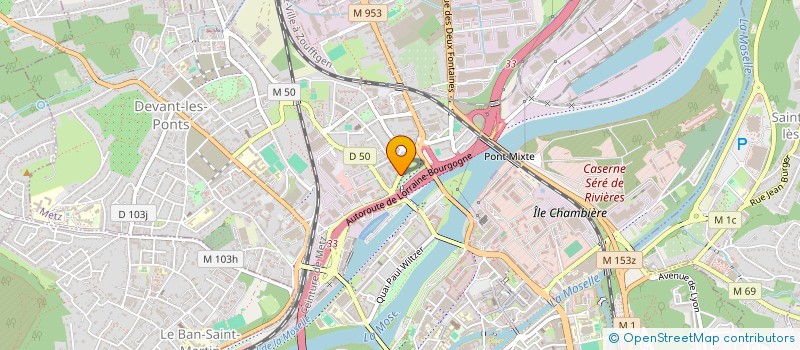 localisation de l'entreprise AIR +  METZ