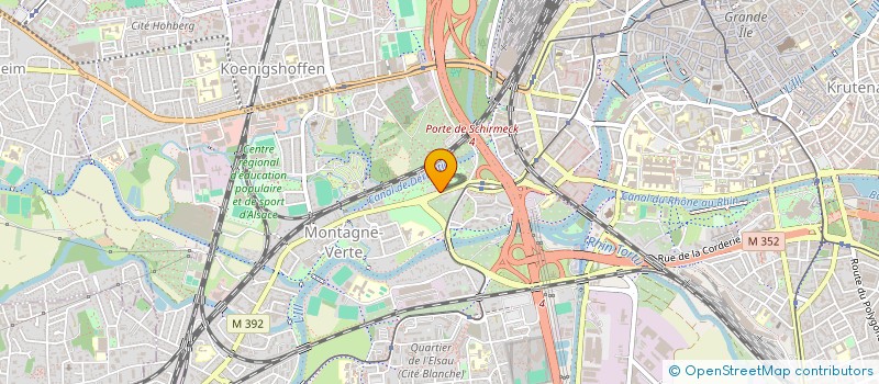 localisation de l'entreprise AIR AILE SPORTS AERIENS à STRASBOURG