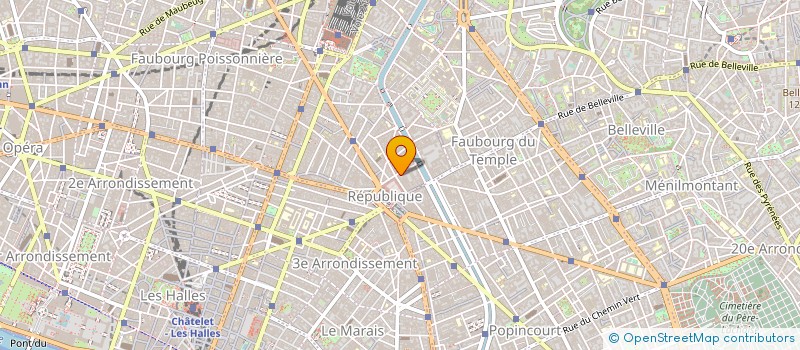 localisation de l'entreprise AIR - ARCHITECTURES INGENIERIES RECHERCHES  PARIS