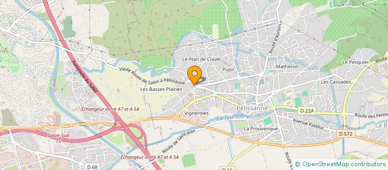 localisation de l'entreprise AIR ARMONY  PELISSANNE