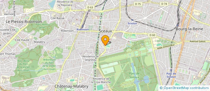 localisation de l'entreprise AIR' ASMUS à SCEAUX