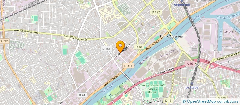 localisation de l'entreprise AIR ASSISTANCE AMBULANCES à ARGENTEUIL