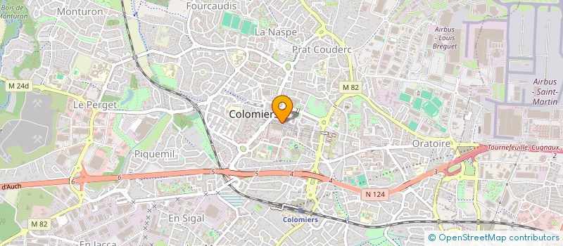 localisation de l'entreprise AIR BAG à COLOMIERS