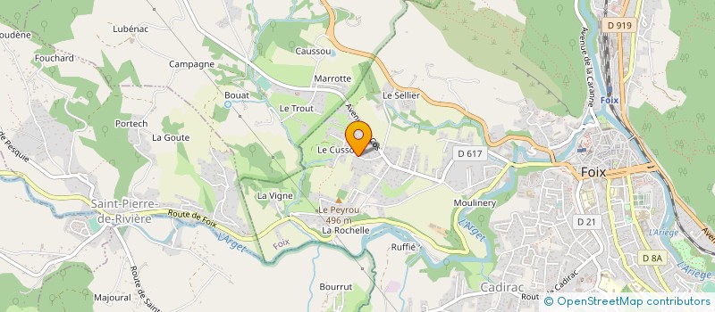 localisation de l'entreprise AIR BAT CONTROLE à FOIX