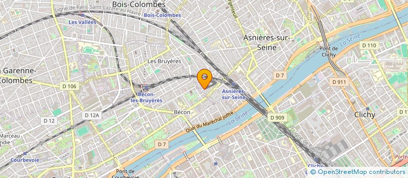 localisation de l'entreprise AIR BLOCK  ASNIERES-SUR-SEINE