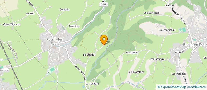 localisation de l'entreprise AIR'BO CARBON CAPTURE STORAGE  POUILLY-LES-FEURS