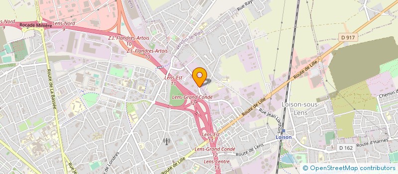 localisation de l'entreprise AIR'C.I à LOISON-SOUS-LENS