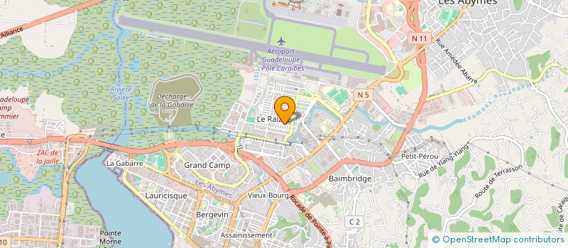 localisation de l'entreprise AIR CALYPSO ASSISTANCE à LES ABYMES