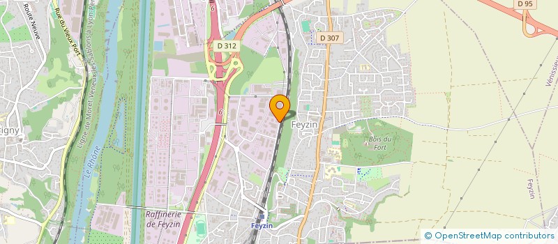 localisation de l'entreprise AIR CF  FEYZIN