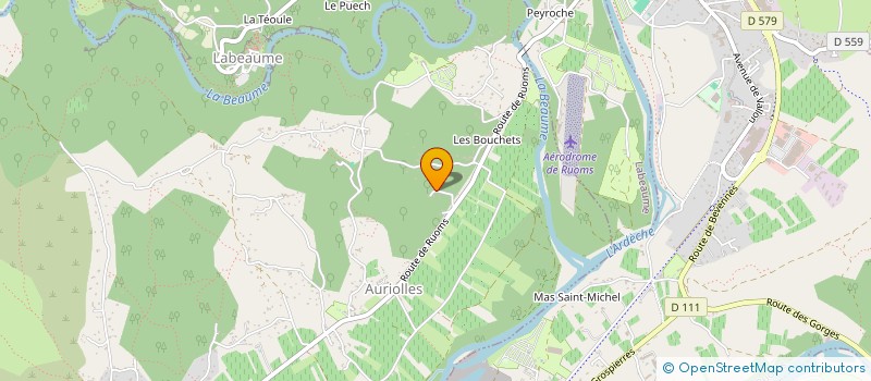 localisation de l'entreprise AIR CHAUD FROID  SAINT-ALBAN-AURIOLLES