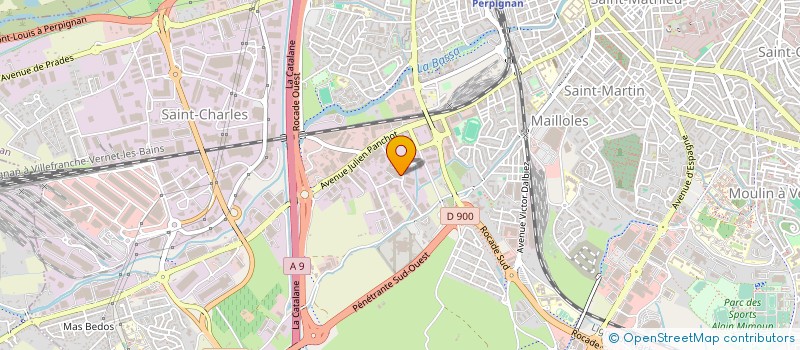 localisation de l'entreprise AIR-CLIM 34 à PERPIGNAN