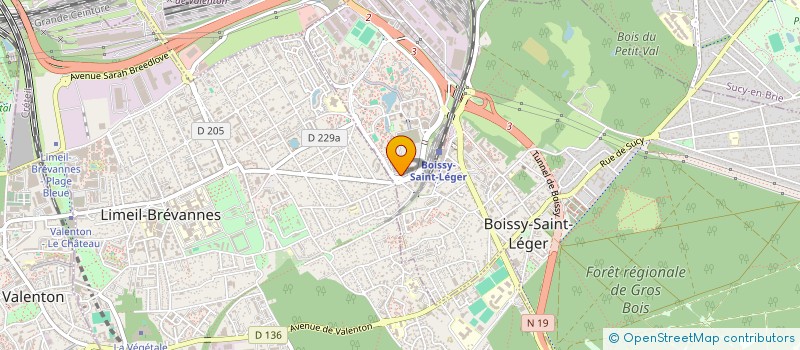 localisation de l'entreprise AIR CLIM THERMIQUE  BOISSY-SAINT-LEGER