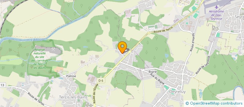 localisation de l'entreprise AIR CLIMAT ENERGIE  TERCIS-LES-BAINS