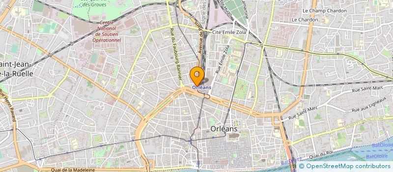 localisation de l'entreprise AIR COMET à ORLEANS