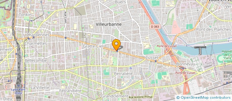 localisation de l'entreprise AIR COMPAGNIE DANSE CONTEMPORAINE à VILLEURBANNE