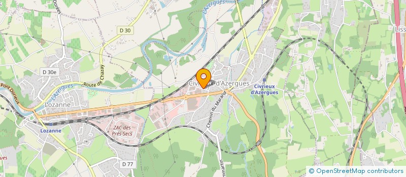localisation de l'entreprise AIR COMPRIME FRANCAIS VIT CO à CIVRIEUX-D'AZERGUES