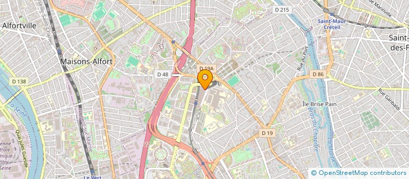 localisation de l'entreprise AIR COMPRIME INDUSTRIE  CRETEIL
