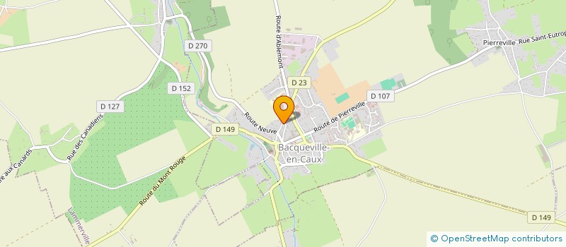 localisation de l'entreprise AIR CONFORT à BACQUEVILLE-EN-CAUX