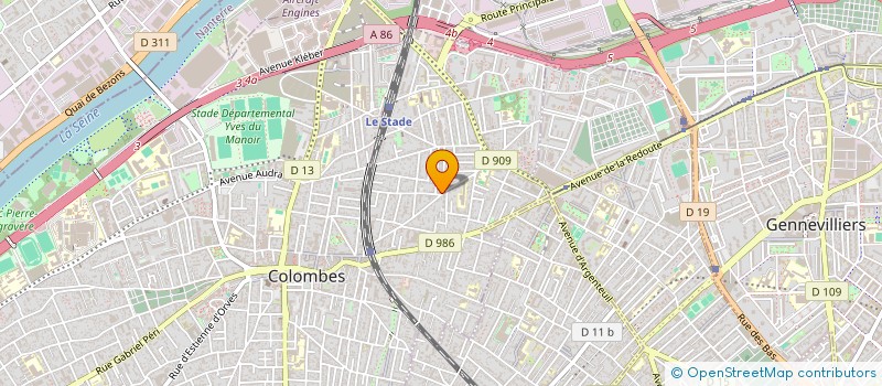 localisation de l'entreprise AIR CONFORT J2C à COLOMBES