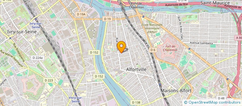 localisation de l'entreprise AIR CONSULTANTS FRANCE à ALFORTVILLE