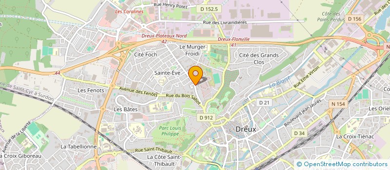 localisation de l'entreprise AIR CONTROL ENVIRONNEMENT à DREUX