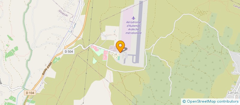 localisation de l'entreprise AIR CREATION à LANAS