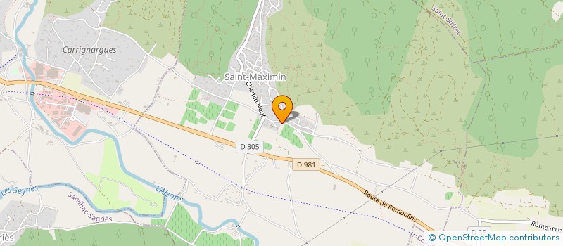 localisation de l'entreprise AIR DE NATURE  SAINT-QUENTIN-LA-POTERIE