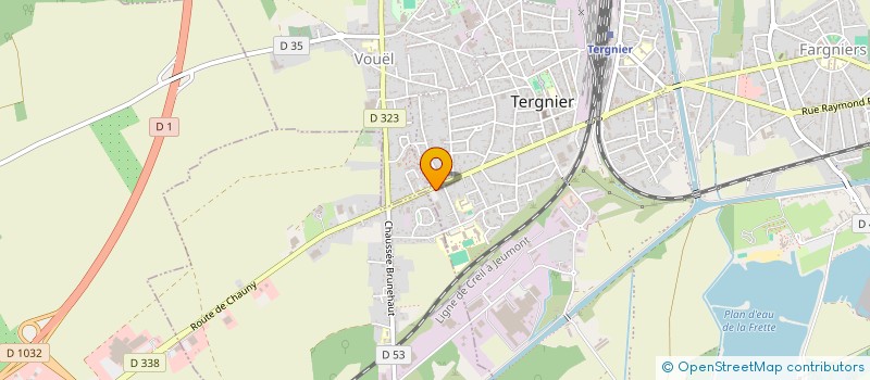 localisation de l'entreprise AIR DIFFUSION à TERGNIER