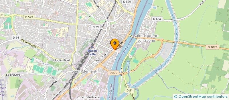 localisation de l'entreprise AIR-DIFFUSION à MACON
