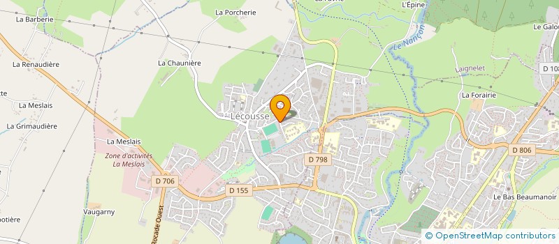localisation de l'entreprise AIR DRONE RENOV à LECOUSSE