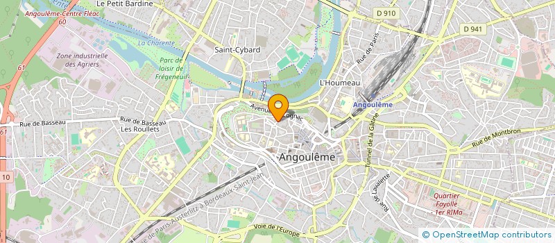 localisation de l'entreprise AIR DRONE SUD OUEST à ANGOULEME