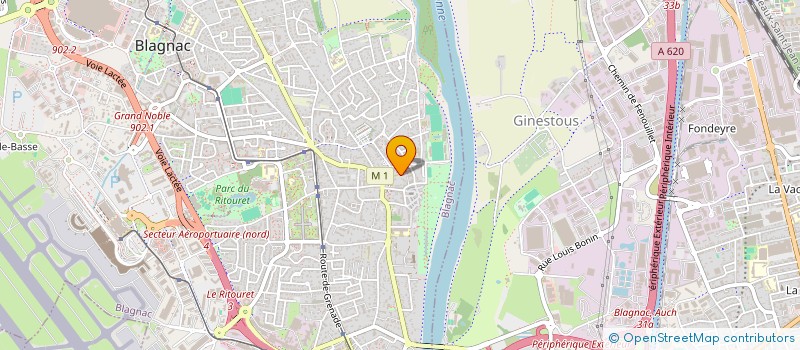 localisation de l'entreprise AIR DROP BRIGHT à BLAGNAC