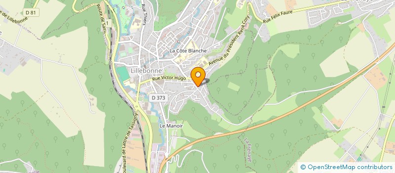 localisation de l'entreprise AIR DU LARGE  LILLEBONNE