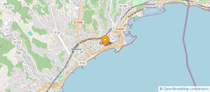 localisation de l'entreprise AIR DU TEMPS à MENTON