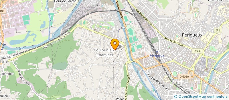 localisation de l'entreprise AIR'EAU  COULOUNIEIX-CHAMIERS