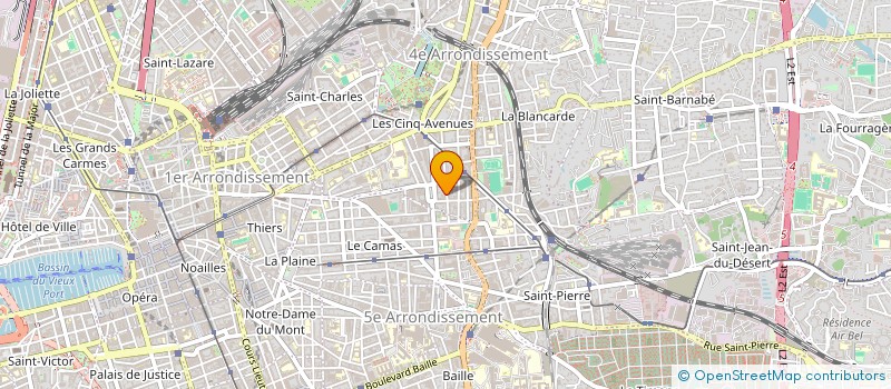 localisation de l'entreprise AIR EAU LUMIERE à MARSEILLE