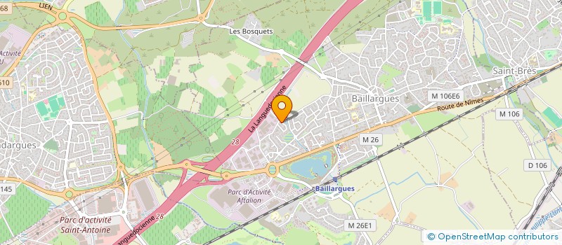 localisation de l'entreprise AIR & EAU NETTOYAGE à BAILLARGUES