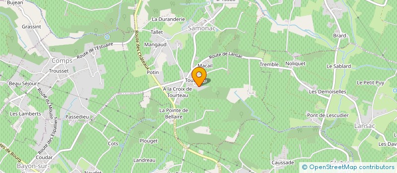 localisation de l'entreprise AIR EAU SERVICES  SAMONAC