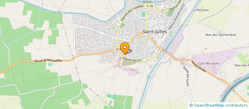 localisation de l'entreprise AIR EAU THERMIQUE  SAINT-GILLES