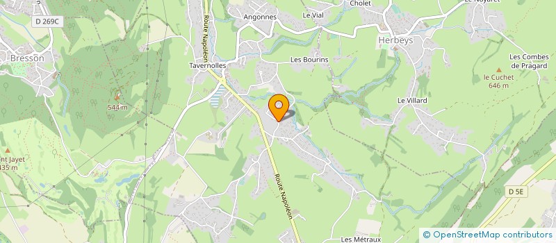 localisation de l'entreprise AIR ECO CLIM  BRIE-ET-ANGONNES