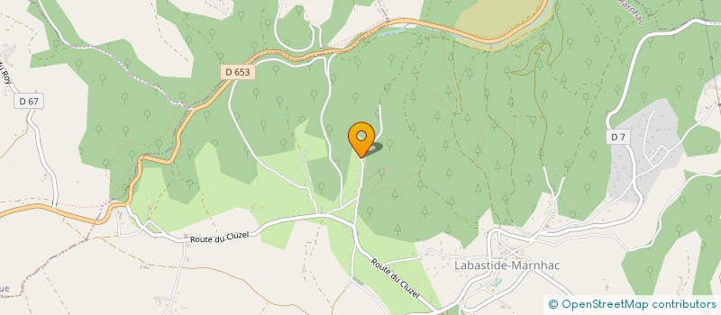 localisation de l'entreprise AIR EN QUERCY  LABASTIDE-MARNHAC