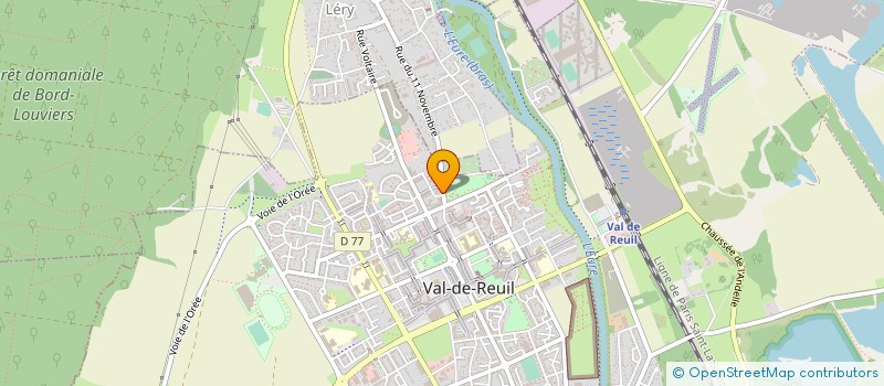 localisation de l'entreprise AIR ENERGIE NORMANDIE S.A.R.L.  VAL DE REUIL