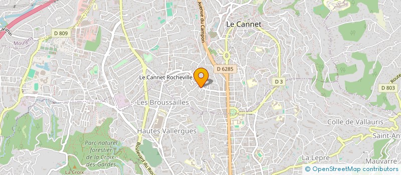 localisation de l'entreprise AIR ENERGIE SERVICE CLIMATISATION à LE CANNET