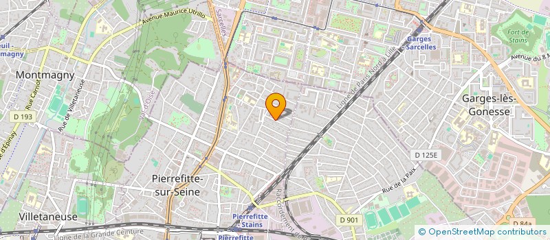 localisation de l'entreprise AIR ET FLUIDES à PIERREFITTE-SUR-SEINE