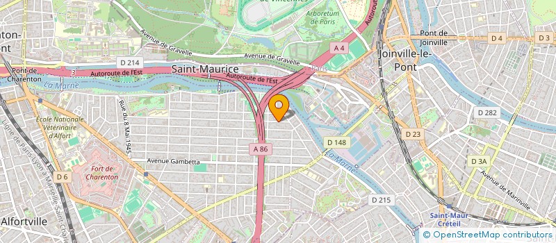 localisation de l'entreprise AIR ET TECHNIQUES à MAISONS-ALFORT