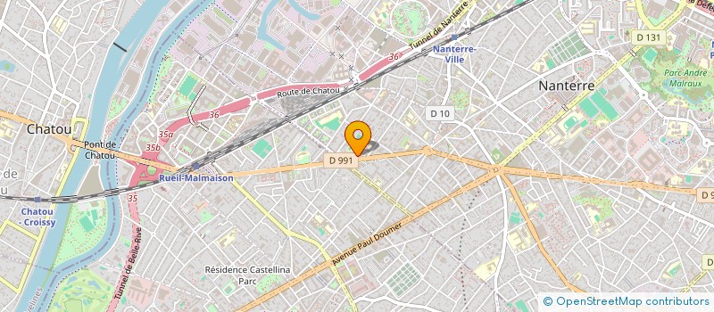 localisation de l'entreprise AIR ETUDES CONTROLES à NANTERRE