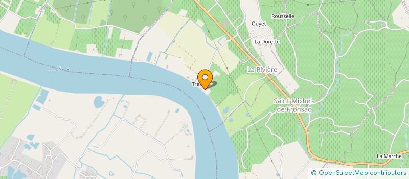 localisation de l'entreprise AIR EURO TRANS à FRONSAC
