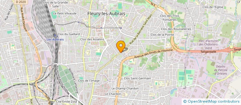 localisation de l'entreprise AIR EVASION à ORLEANS